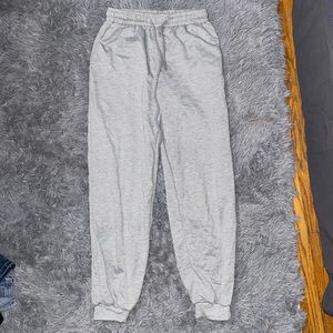 Grey sweatpants